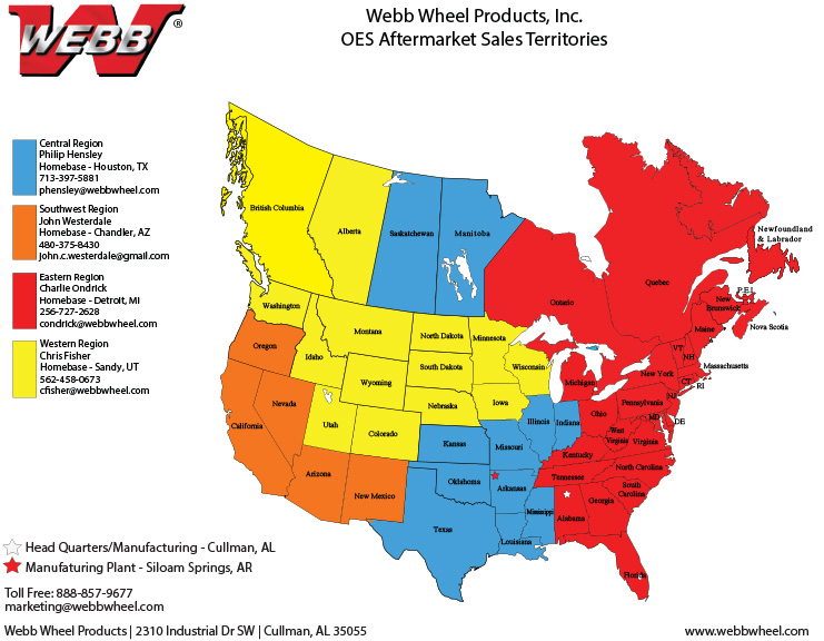 oes aftermarket map